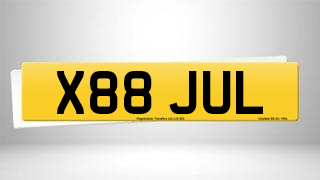 Registration X88 JUL